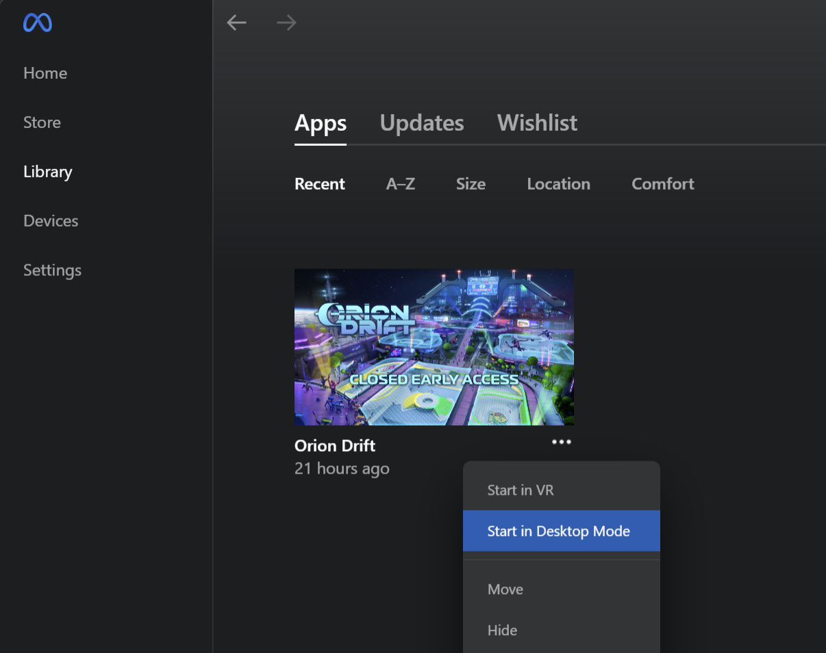start in desktop mode
